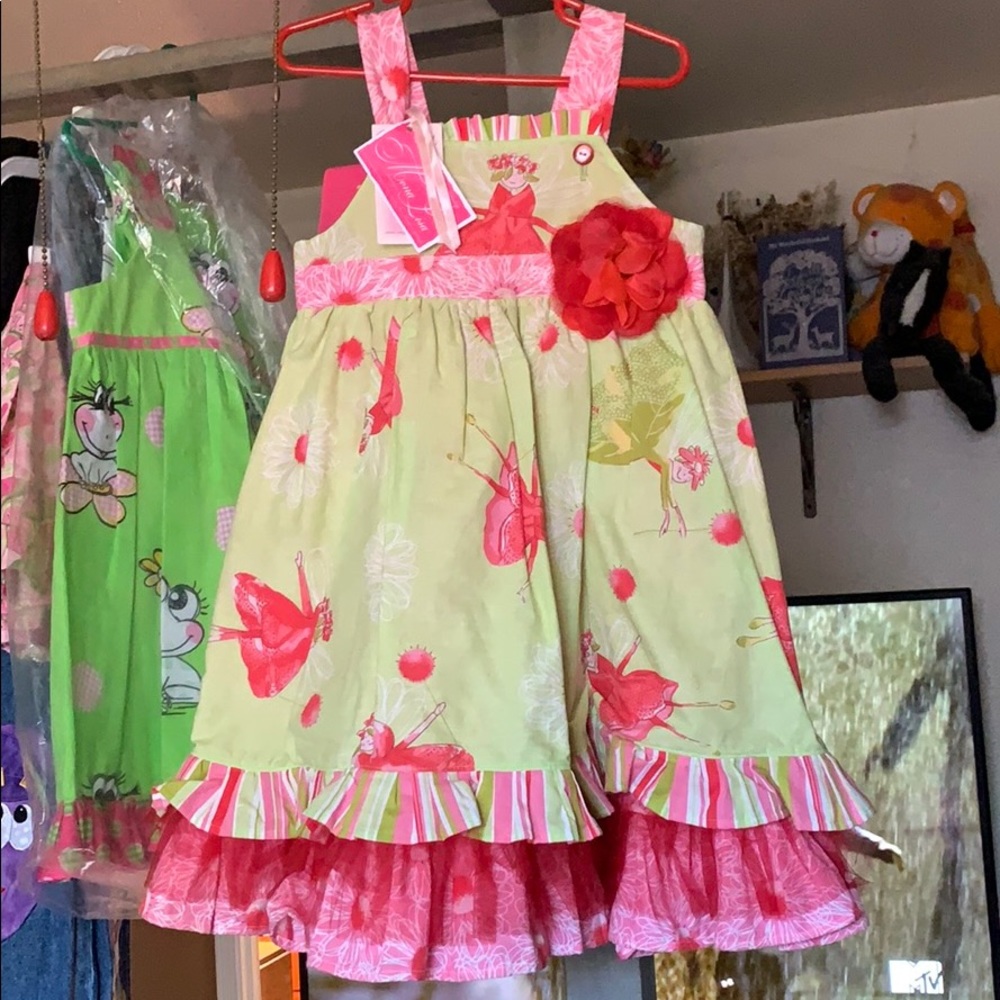 Custom made FAIRY DRESS and PANTS. 3-6